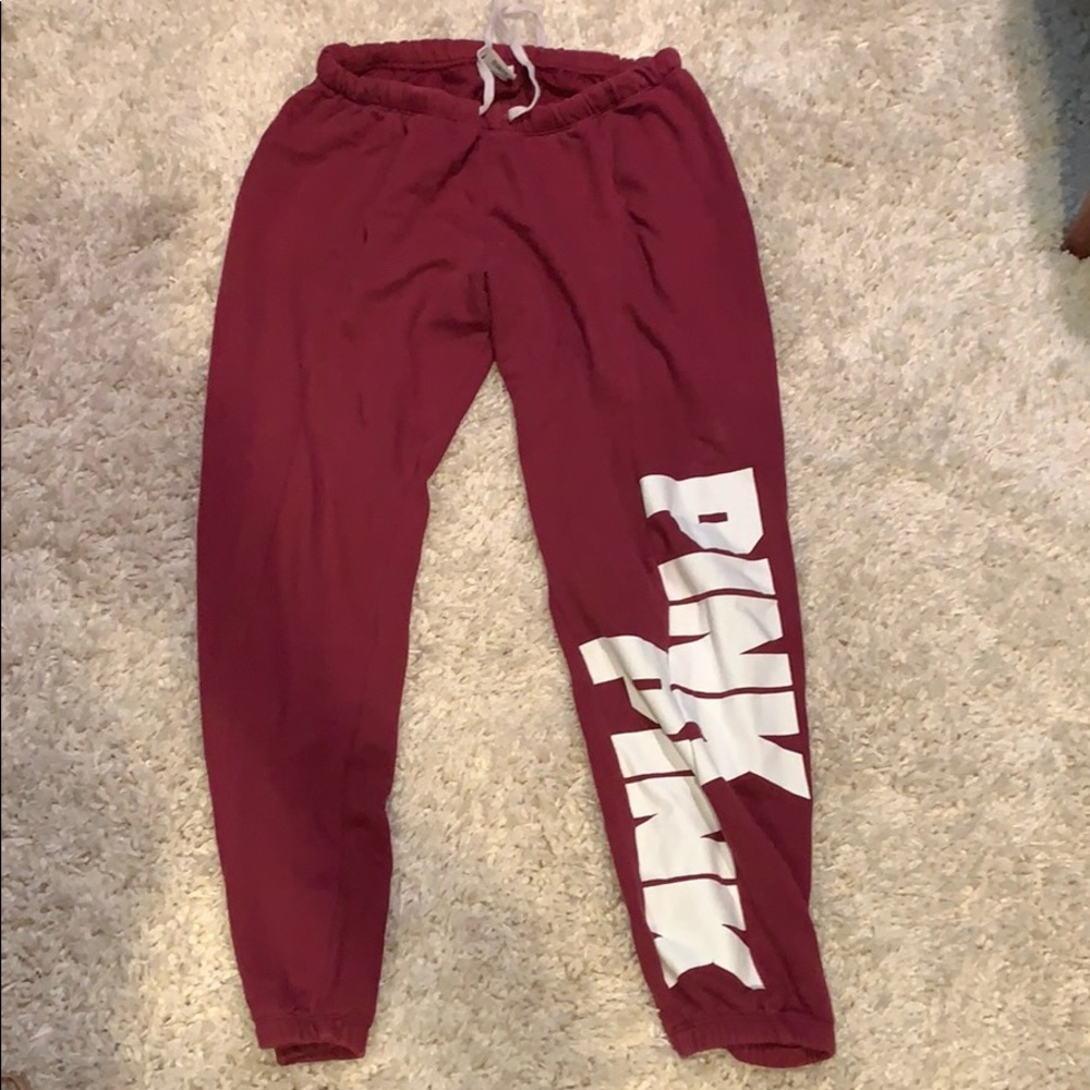 Victoria’s Secret full set maroon. Size small set - Picture 2 of 5